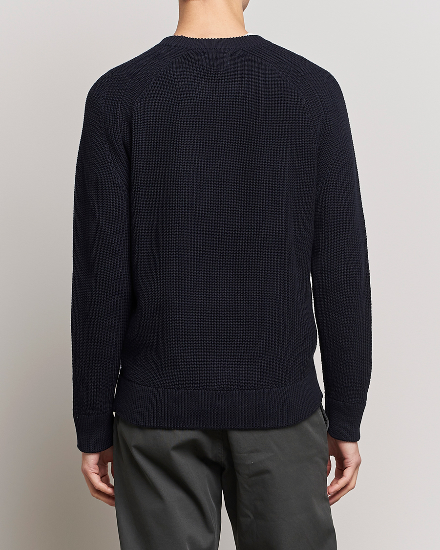 Mies | Puserot | NN07 | Jacobo Organic Cotton Knitted Sweater Navy