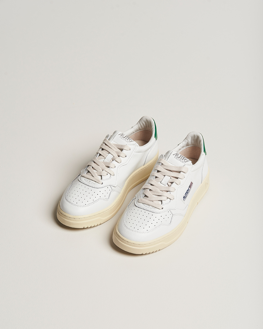 Mies | Kengät | Autry | Medalist Low Leather Sneaker White/Green