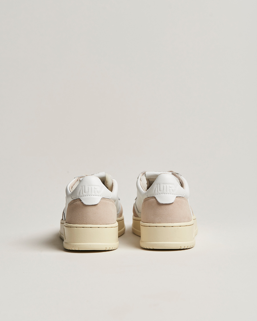 Mies | Tennarit | Autry | Medalist Low Leather/Suede Sneaker White
