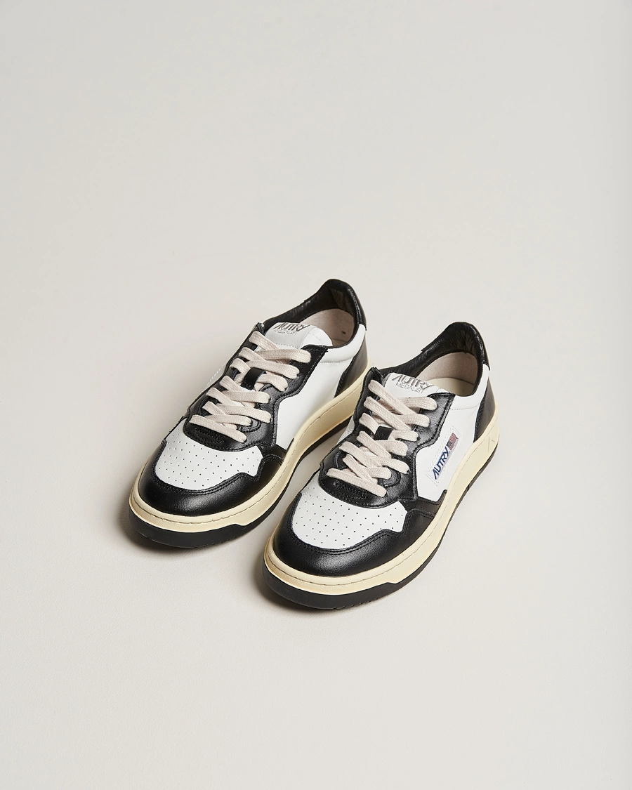 Mies | Tennarit | Autry | Medalist Low Bicolor Leather Sneaker Black