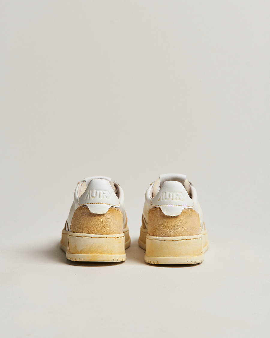 Mies | Autry Super Vintage Low Leather/Suede Sneaker Leat White | Autry | Super Vintage Low Leather/Suede Sneaker Leat White