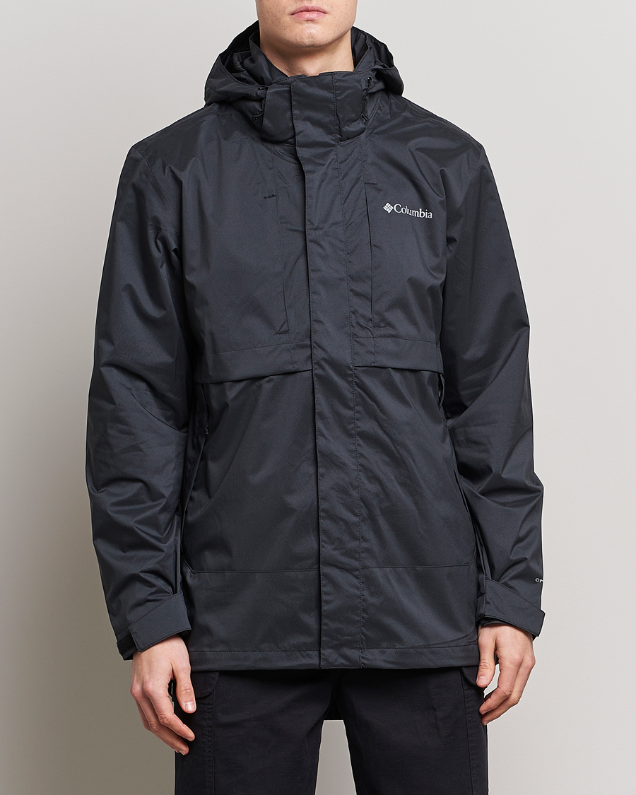 Mies | Nykyaikaiset takit | Columbia | Wright Lake Rain Jacket Black