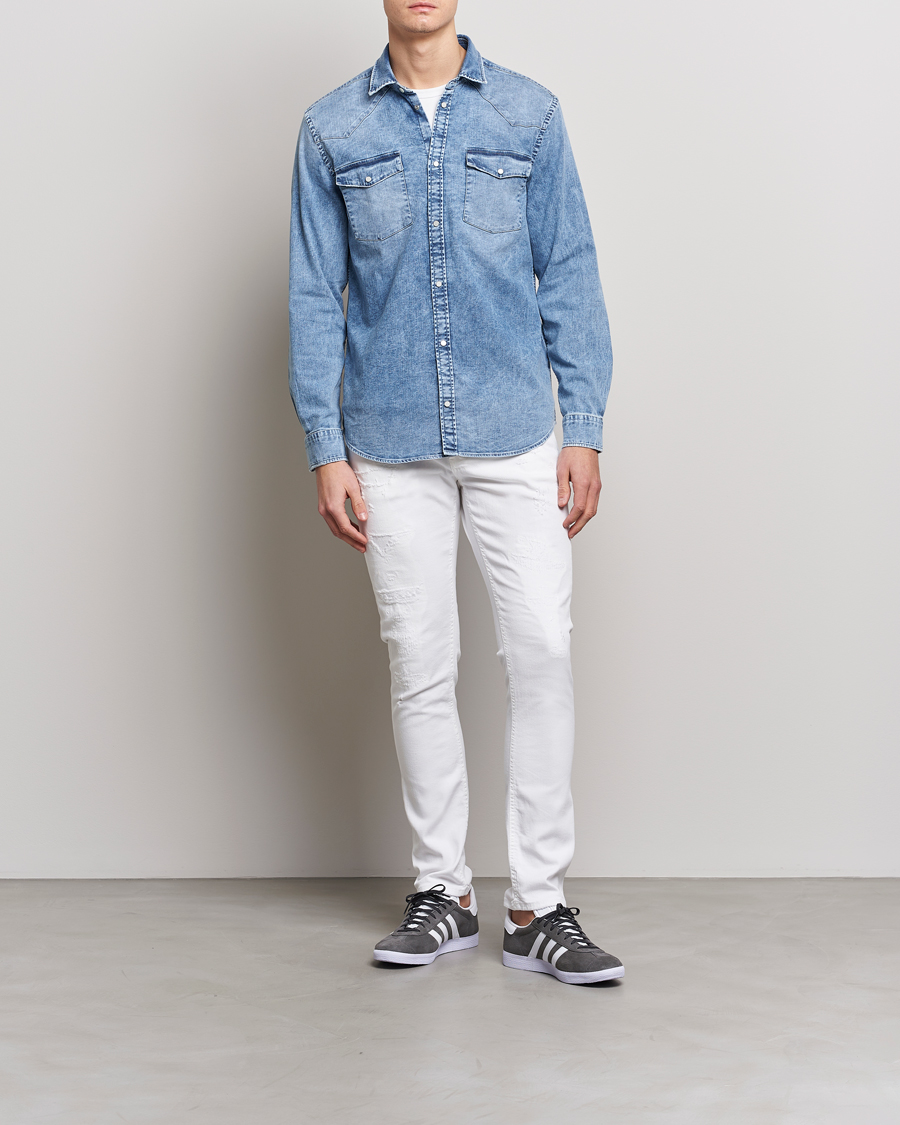 Mies | Farkut | Dondup | George Jeans White