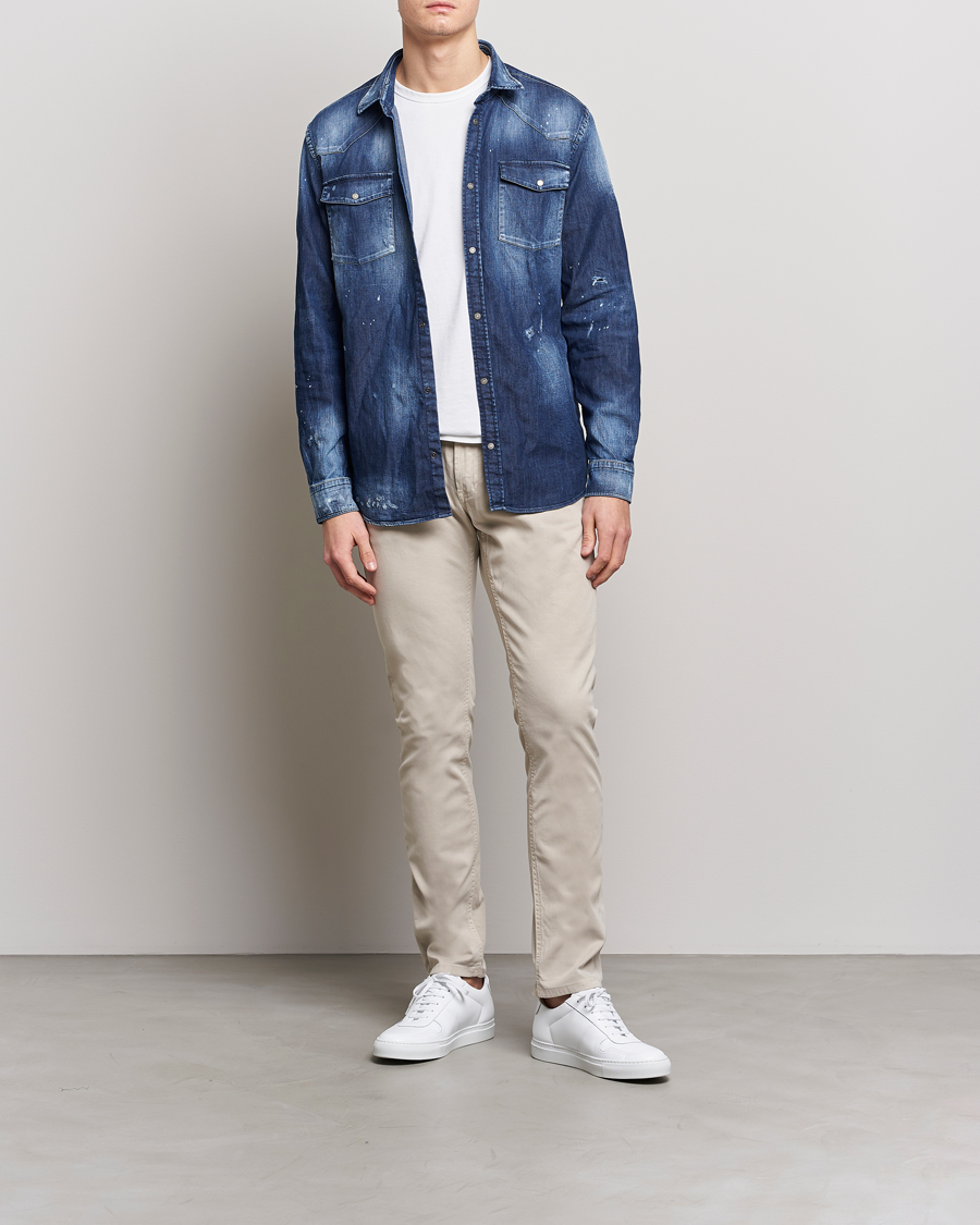 Mies | Housut | Dondup | George Gabardine 5-Pocket Sand