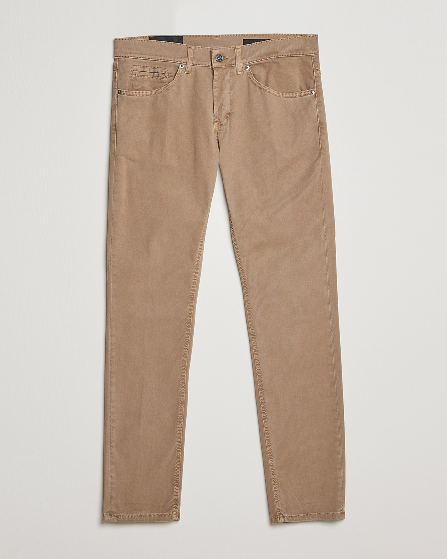 Mies | Housut | Dondup | George Gabardine 5-Pocket Khaki