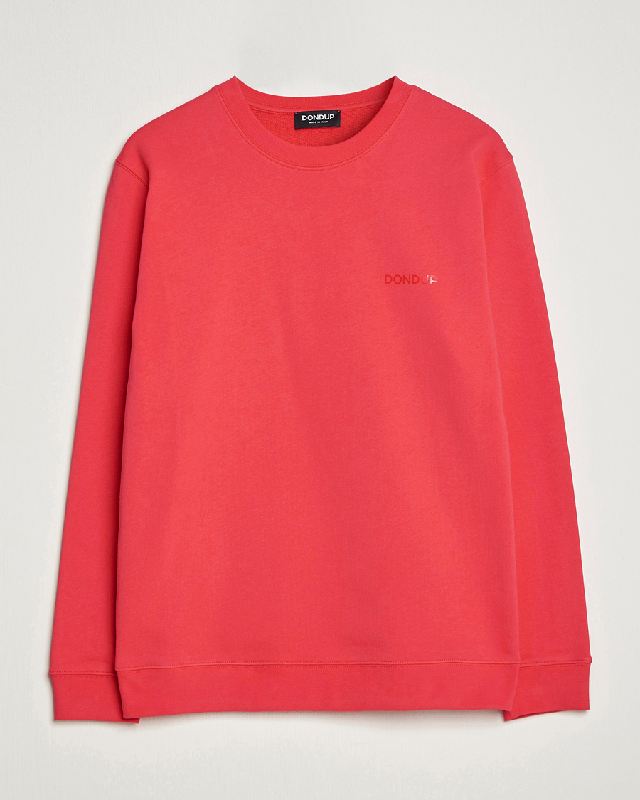 Mies | Puserot | Dondup | Logo Sweatshirt Coral