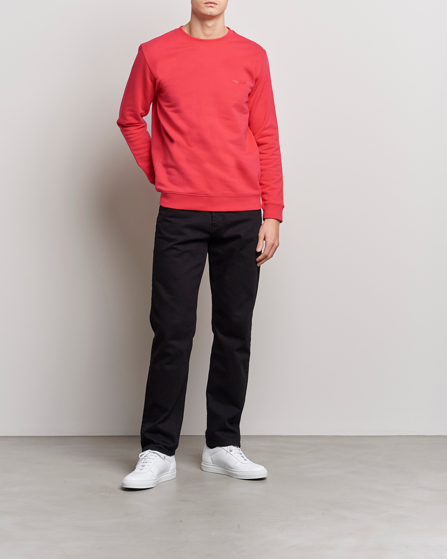 Mies | Puserot | Dondup | Logo Sweatshirt Coral