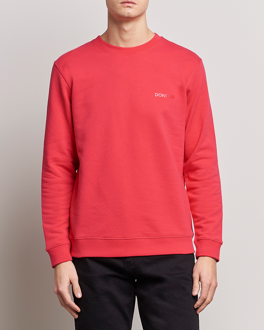 Mies | Dondup | Dondup | Logo Sweatshirt Coral