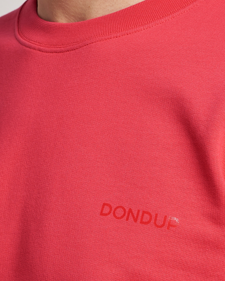 Mies | Puserot | Dondup | Logo Sweatshirt Coral