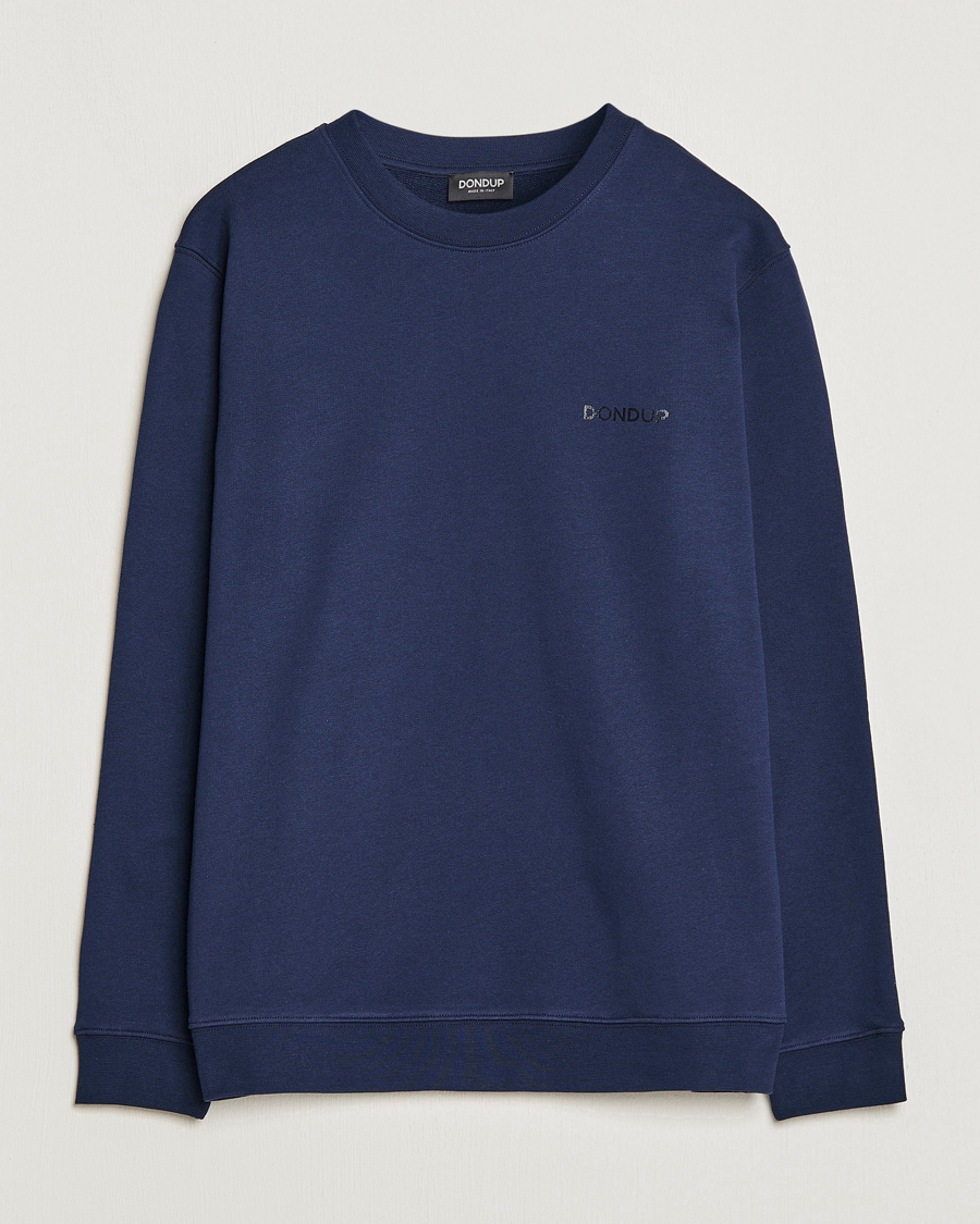 Mies | Puserot | Dondup | Logo Sweatshirt Navy