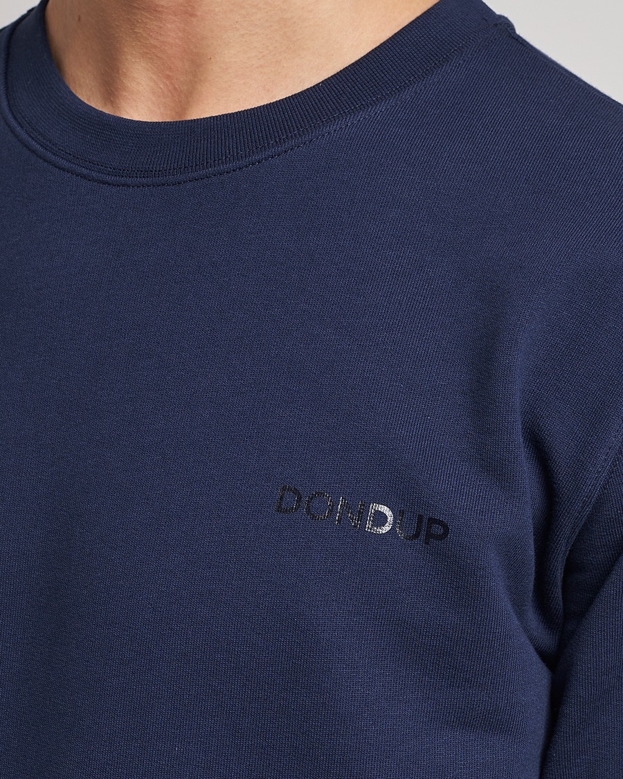 Mies | Puserot | Dondup | Logo Sweatshirt Navy
