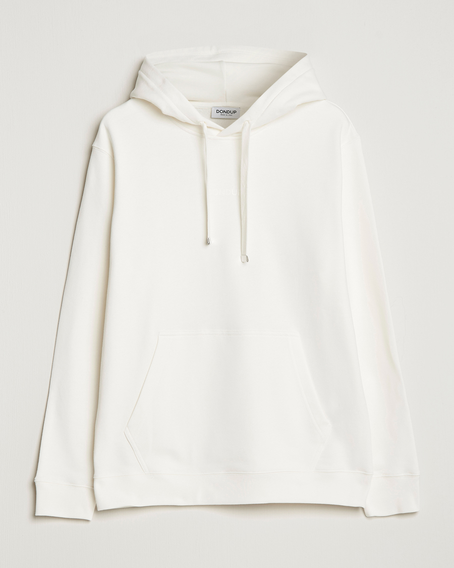 Mies | Puserot | Dondup | Logo Hoodie White