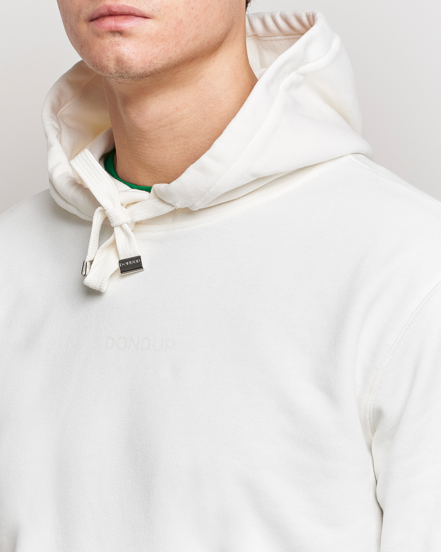 Mies | Puserot | Dondup | Logo Hoodie White