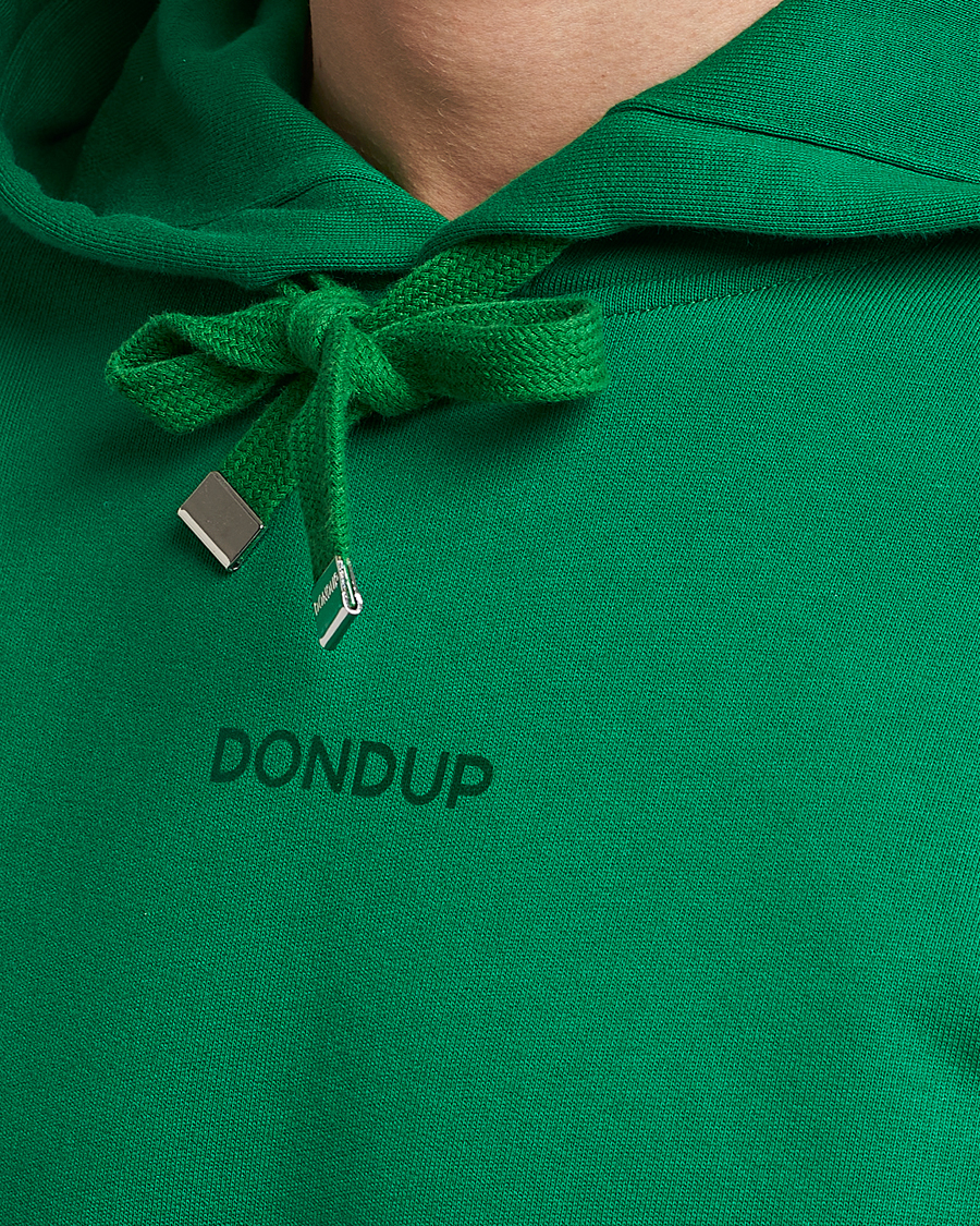 Mies | Puserot | Dondup | Logo Hoodie Green