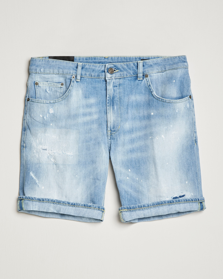 Mies | Shortsit | Dondup | Derick Bull Denim Shorts Light Blue