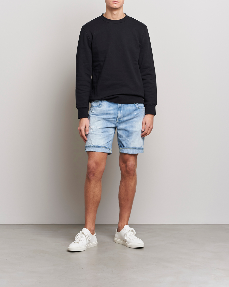 Mies | Shortsit | Dondup | Derick Bull Denim Shorts Light Blue