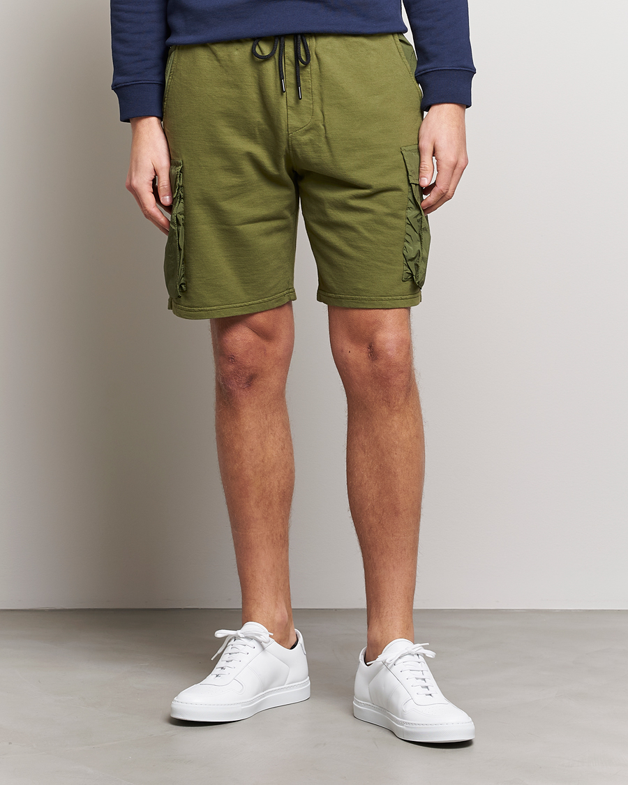 Mies | Dondup | Dondup | Jersey Shorts Olive