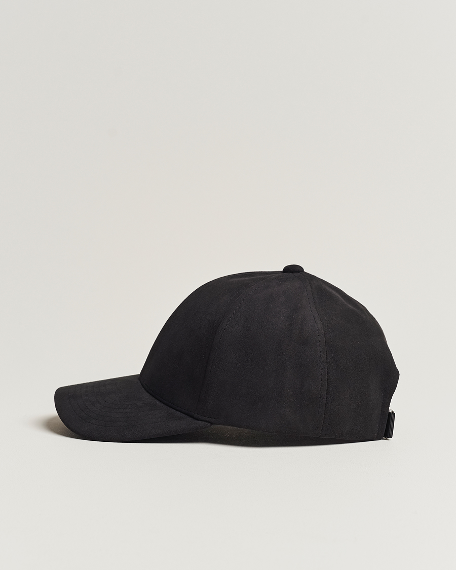 Mies | Varsity Headwear Alcantara Baseball Cap Notte Black | Varsity Headwear | Alcantara Baseball Cap Notte Black