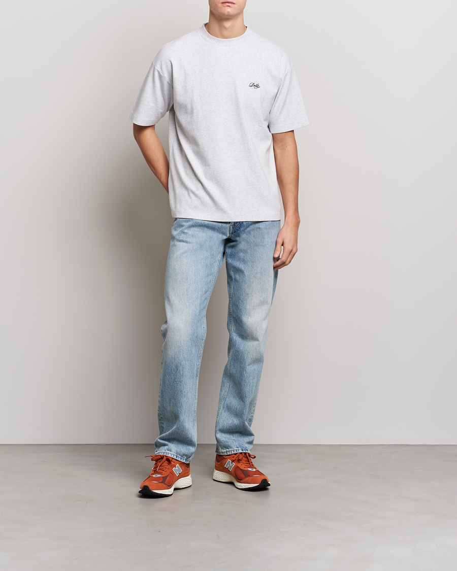 Mies | T-paidat | Drôle de Monsieur | Signature T-Shirt Light Grey