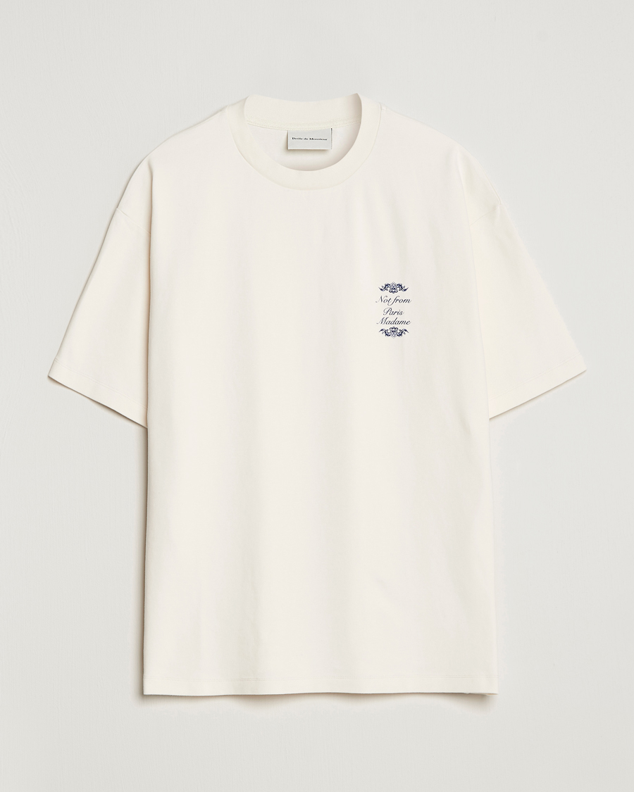 Mies | T-paidat | Drôle de Monsieur | Ornaments T-Shirt Off White