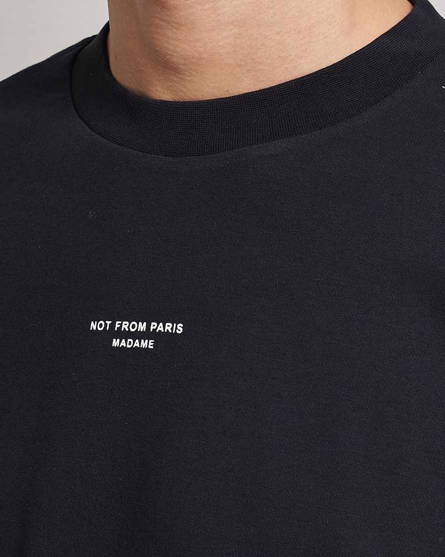 Mies | T-paidat | Drôle de Monsieur | Classic NFPM T-Shirt Black