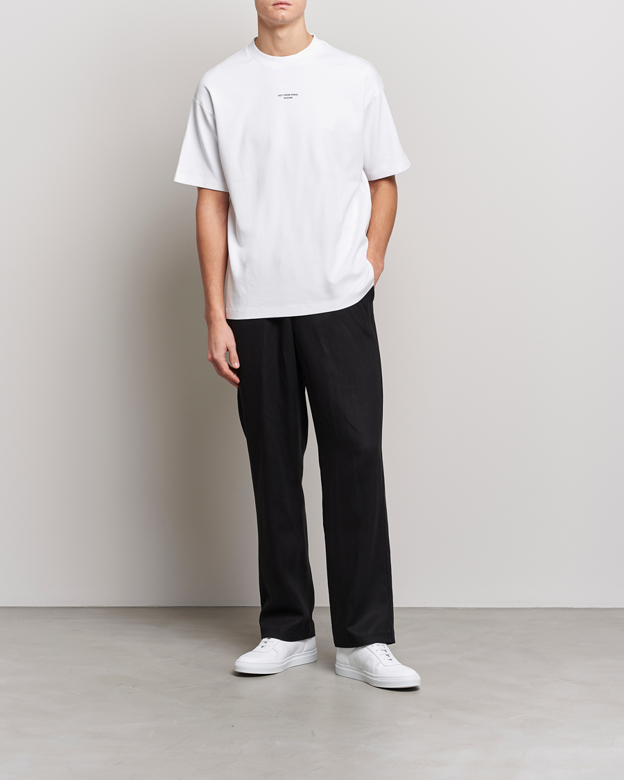 Mies | T-paidat | Drôle de Monsieur | Classic NFPM T-Shirt White