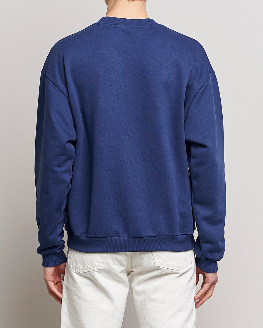 Mies | Puserot | Drôle de Monsieur | Vignes Embroidered Sweatshirt Navy