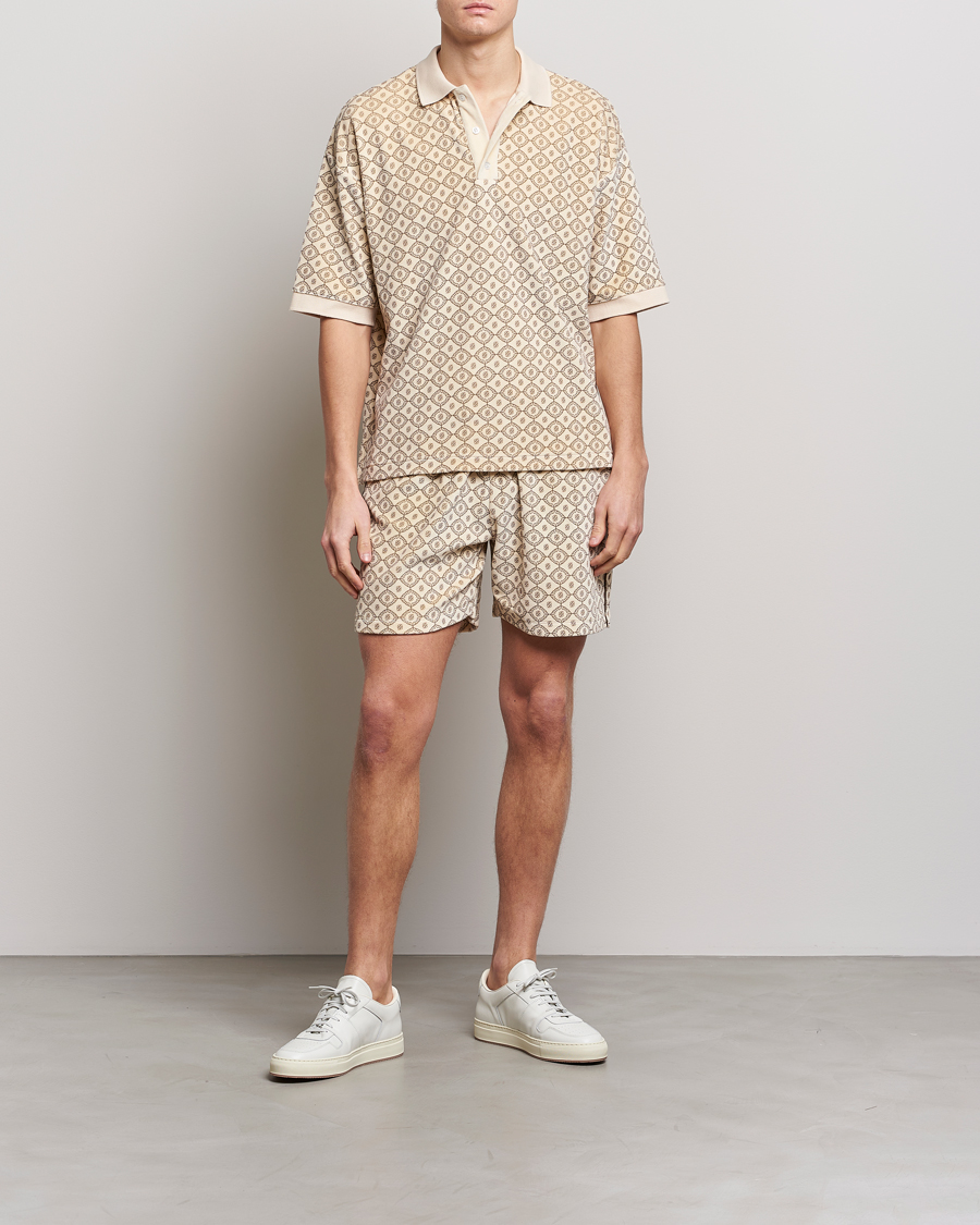 Mies | Pikeet | Drôle de Monsieur | Monogram Terry Polo Off White