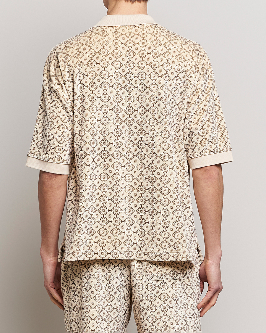 Mies | Pikeet | Drôle de Monsieur | Monogram Terry Polo Off White