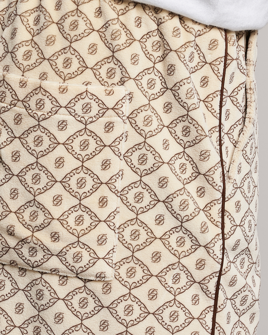 Mies | Shortsit | Drôle de Monsieur | Monogram Terry Shorts Off White