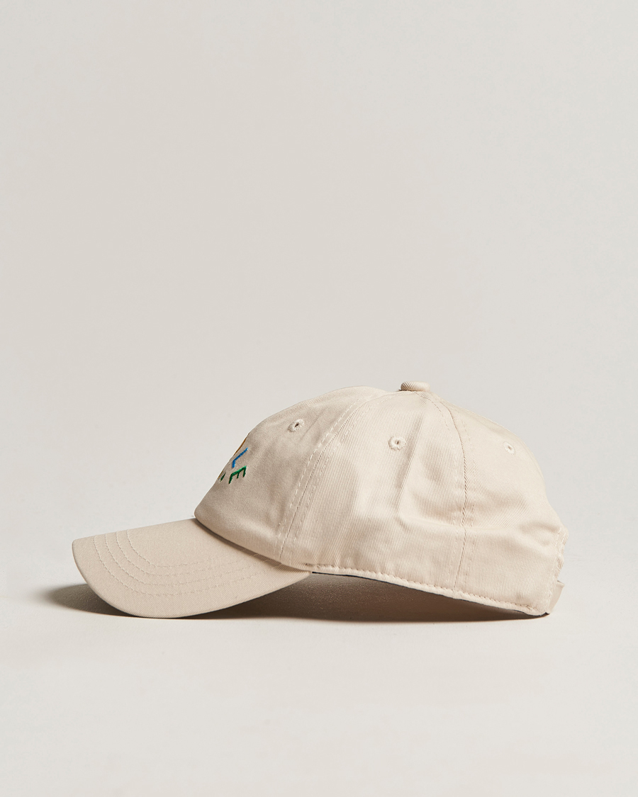 Mies | Drôle de Monsieur Fleur Baseball Cap Beige | Drôle de Monsieur | Fleur Baseball Cap Beige