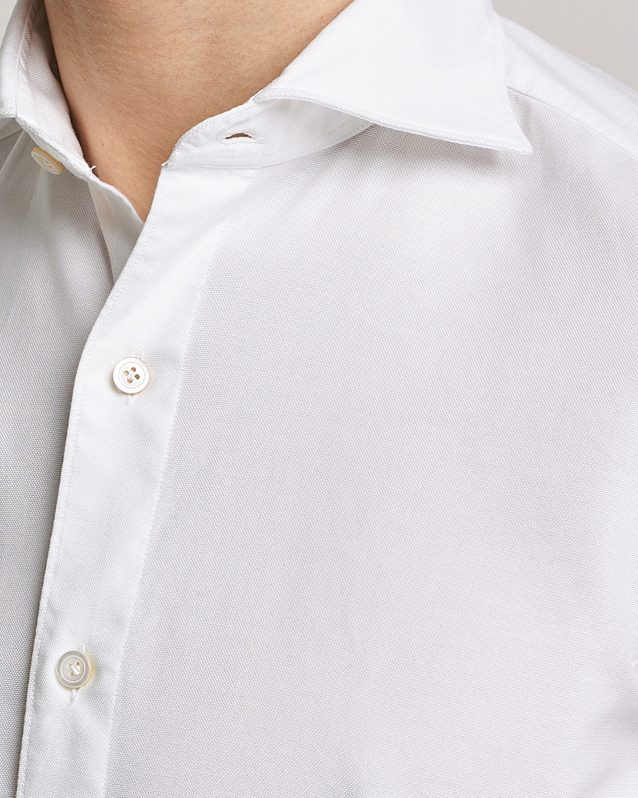 Mies | Kauluspaidat | Finamore Napoli | Tokyo Slim Chambray Shirt White