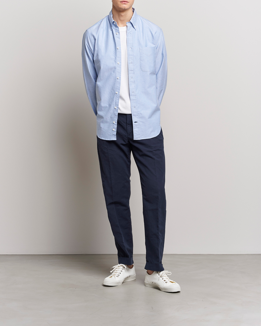 Mies | Kauluspaidat | Gitman Vintage | Button Down Oxford Shirt Light Blue