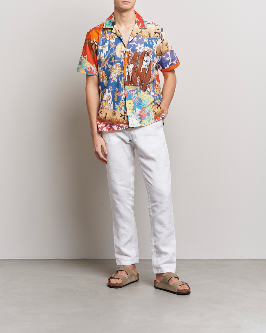 Mies | Kauluspaidat | Gitman Vintage | Aloha Quilt Camp Shirt Multicolor