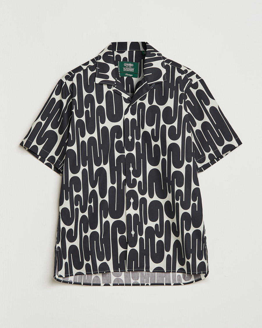 Mies | Kauluspaidat | Gitman Vintage | Alexander Girard Camp Shirt Black/White