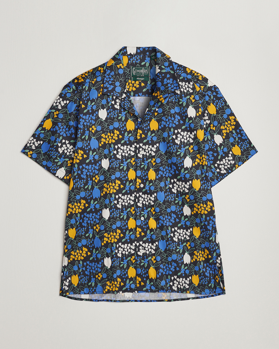 Mies | Kauluspaidat | Gitman Vintage | Tulip Fields Camp Shirt Blue