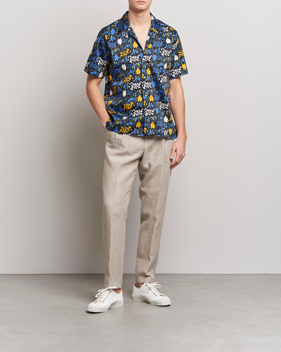 Mies | Kauluspaidat | Gitman Vintage | Tulip Fields Camp Shirt Blue
