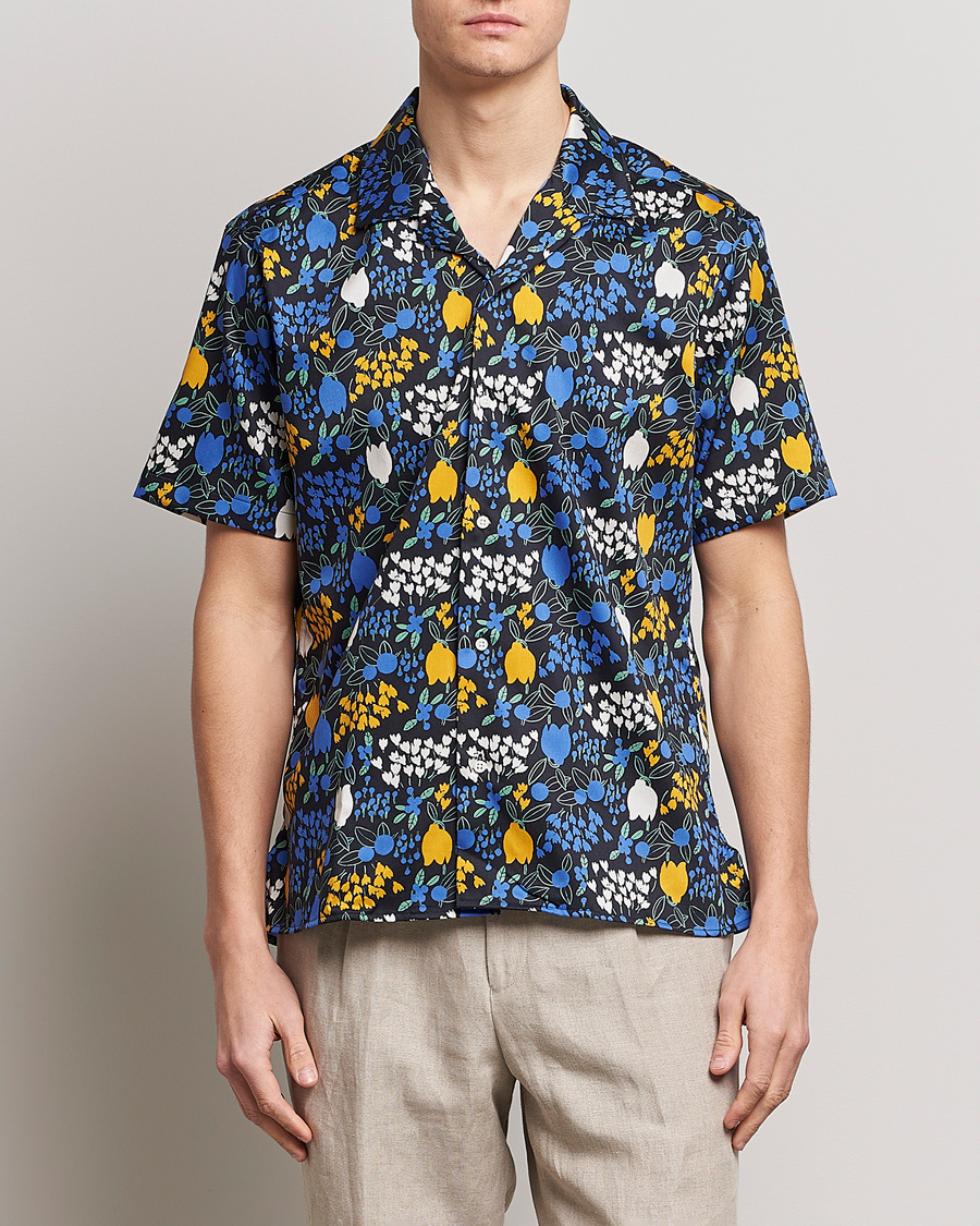 Mies | Kauluspaidat | Gitman Vintage | Tulip Fields Camp Shirt Blue