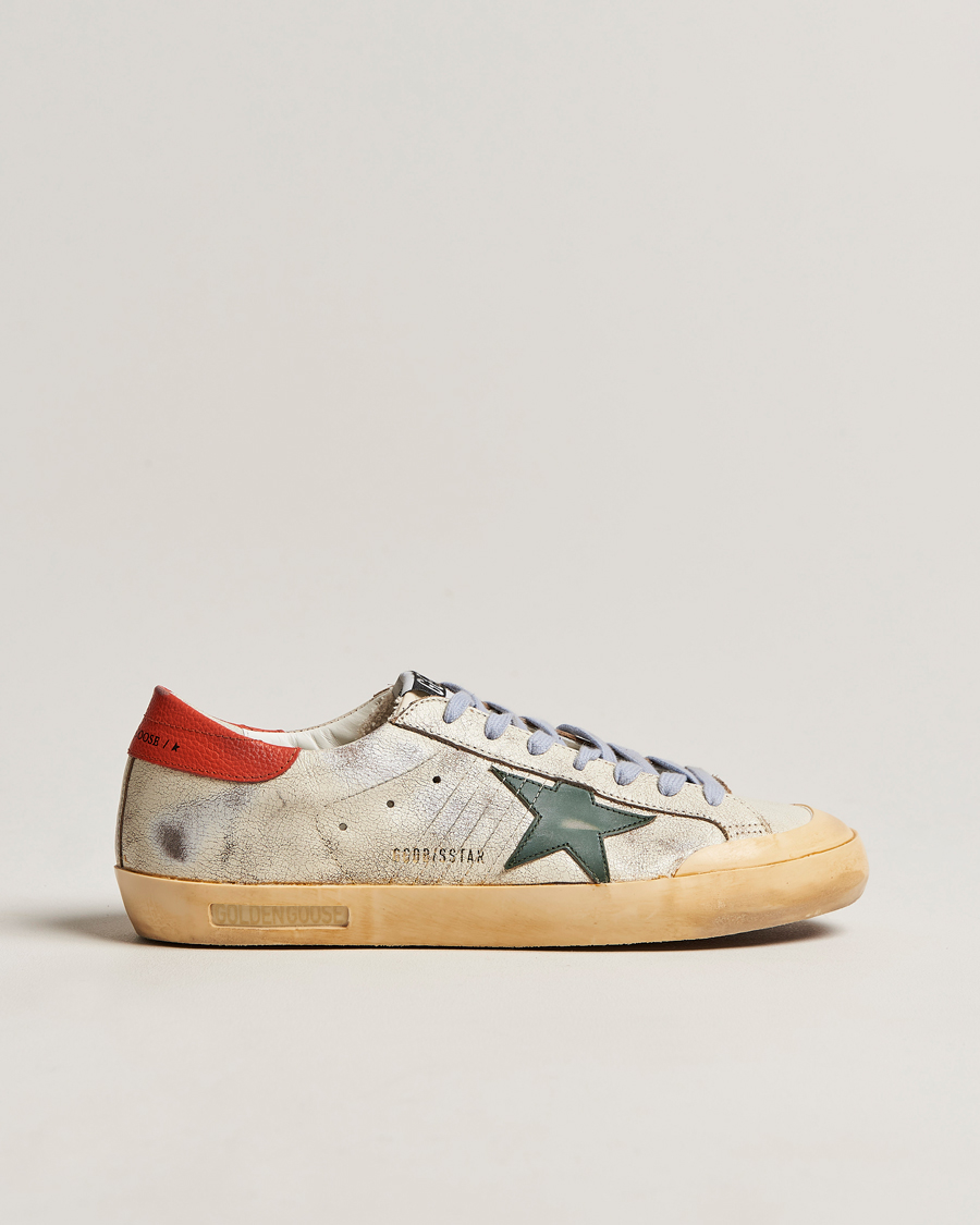 Mies | Golden Goose Deluxe Brand Super-Star Sneakers White/Orange | Golden Goose | Deluxe Brand Super-Star Sneakers White/Orange