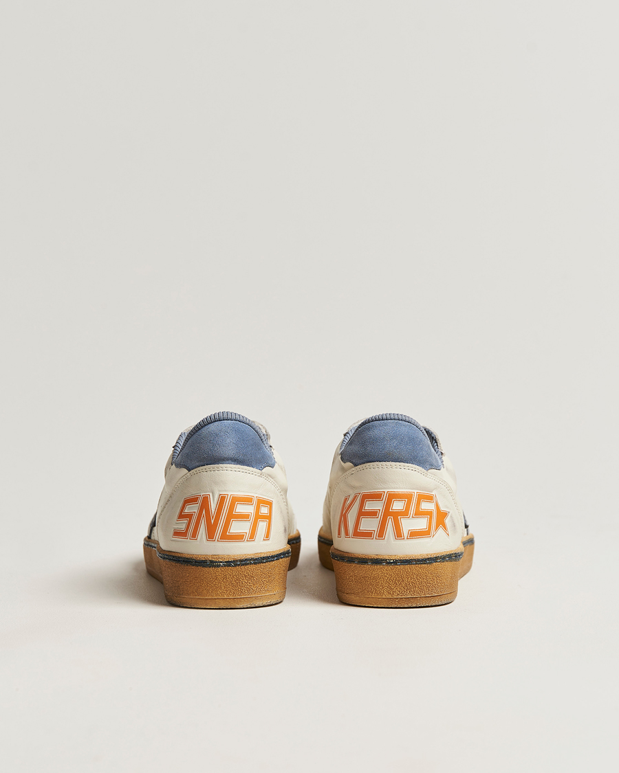 Mies | Golden Goose Deluxe Brand Ball Star Sneakers White/Powder Blue | Golden Goose | Deluxe Brand Ball Star Sneakers White/Powder Blue