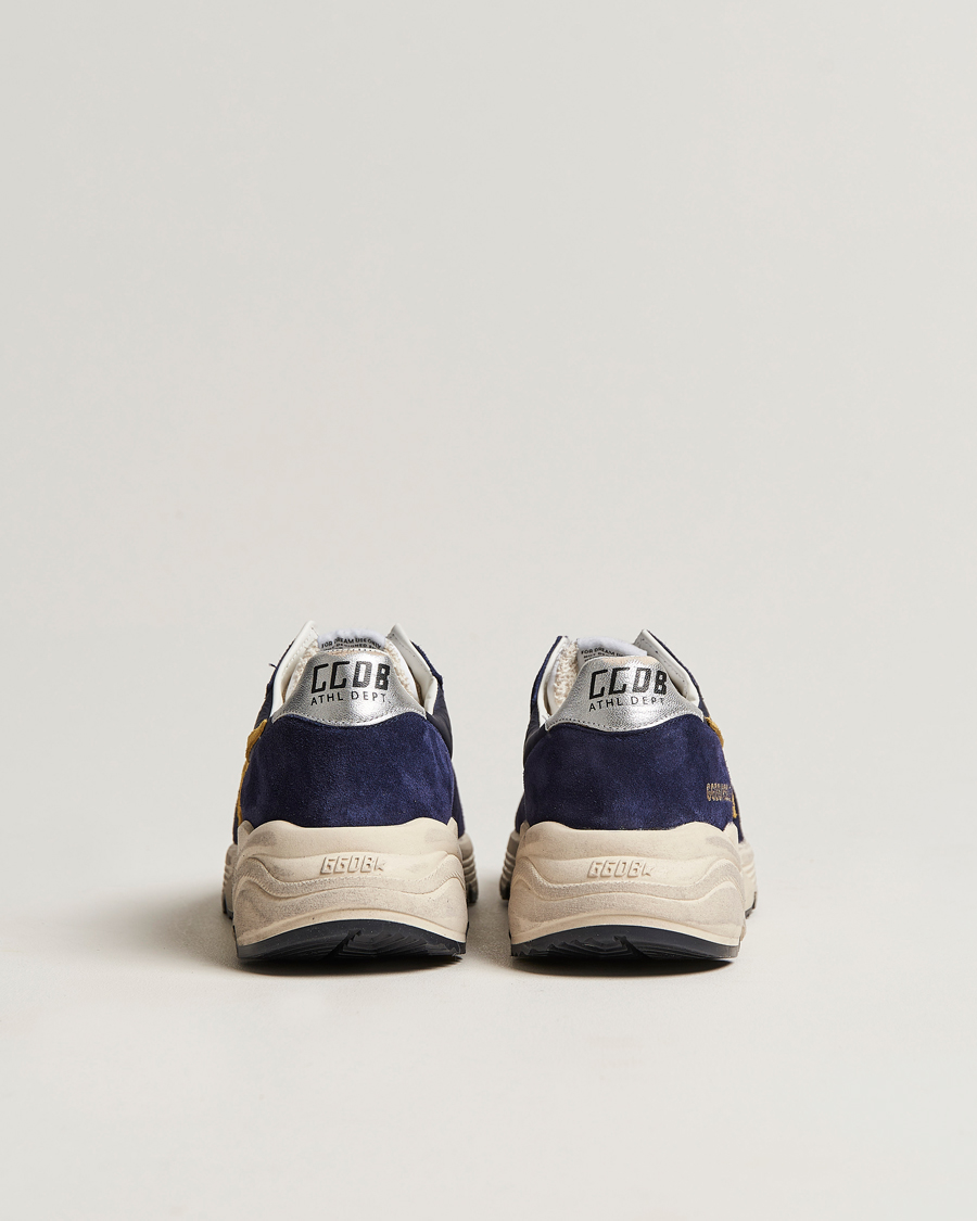 Mies | Golden Goose Deluxe Brand Running Sole Sneakers Navy/Mustard | Golden Goose | Deluxe Brand Running Sole Sneakers Navy/Mustard