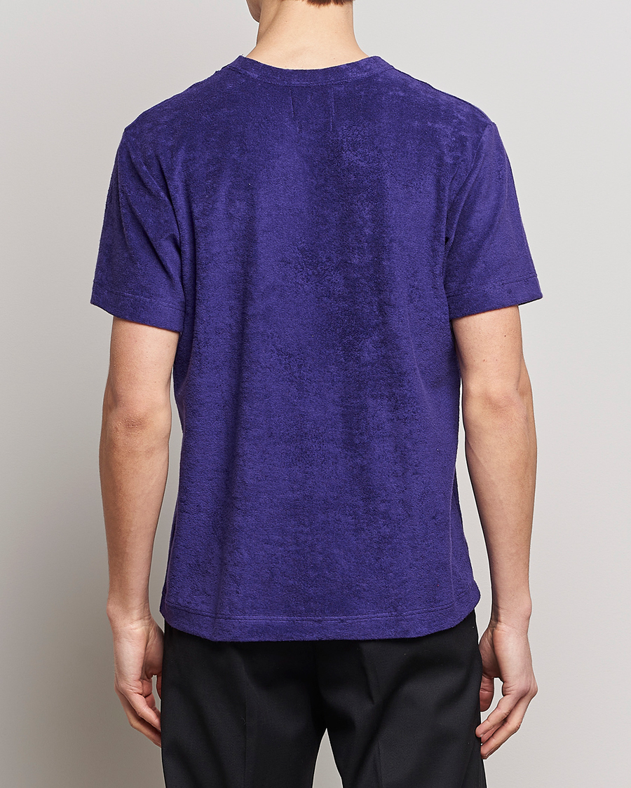 Mies | T-paidat | Howlin' | Fons Cotton Blend Terry Pocket Tee Purple Eyes