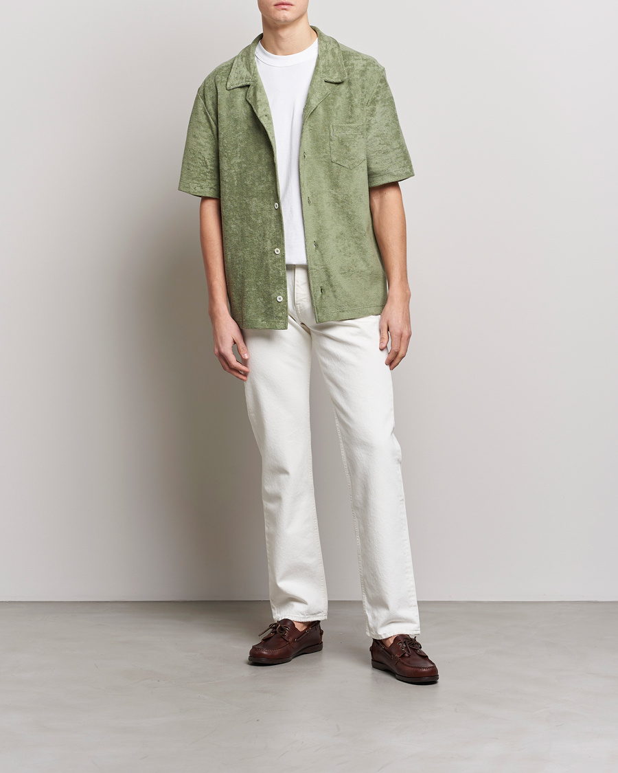 Mies | Kauluspaidat | Howlin' | Short Sleeve Terry Shirt Agave