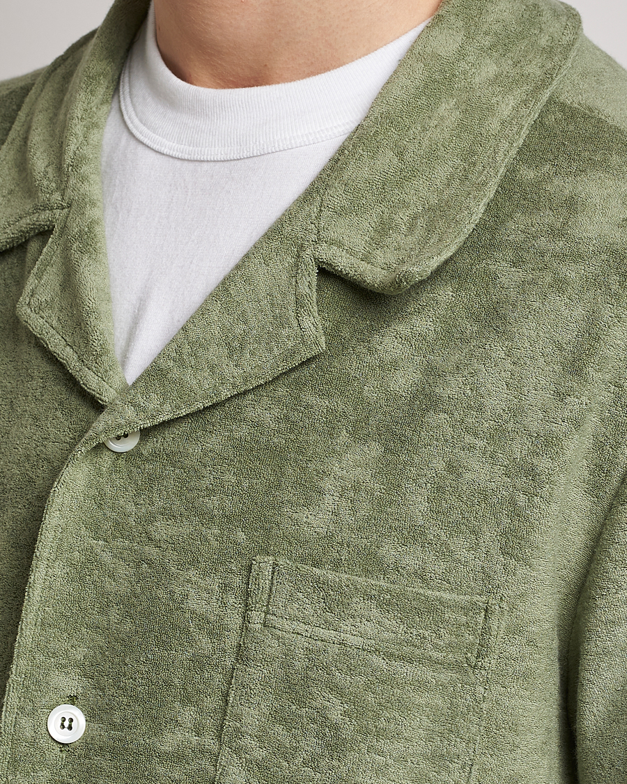 Mies | Kauluspaidat | Howlin' | Short Sleeve Terry Shirt Agave