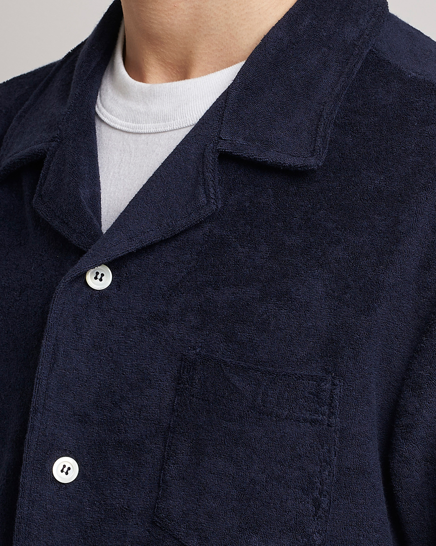 Mies | Kauluspaidat | Howlin' | Short Sleeve Terry Shirt Navy