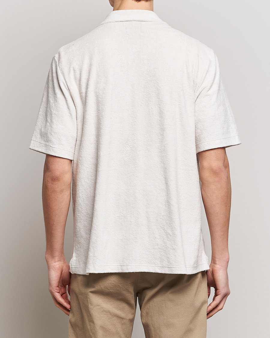 Mies | Kauluspaidat | Howlin' | Short Sleeve Terry Shirt White Sand