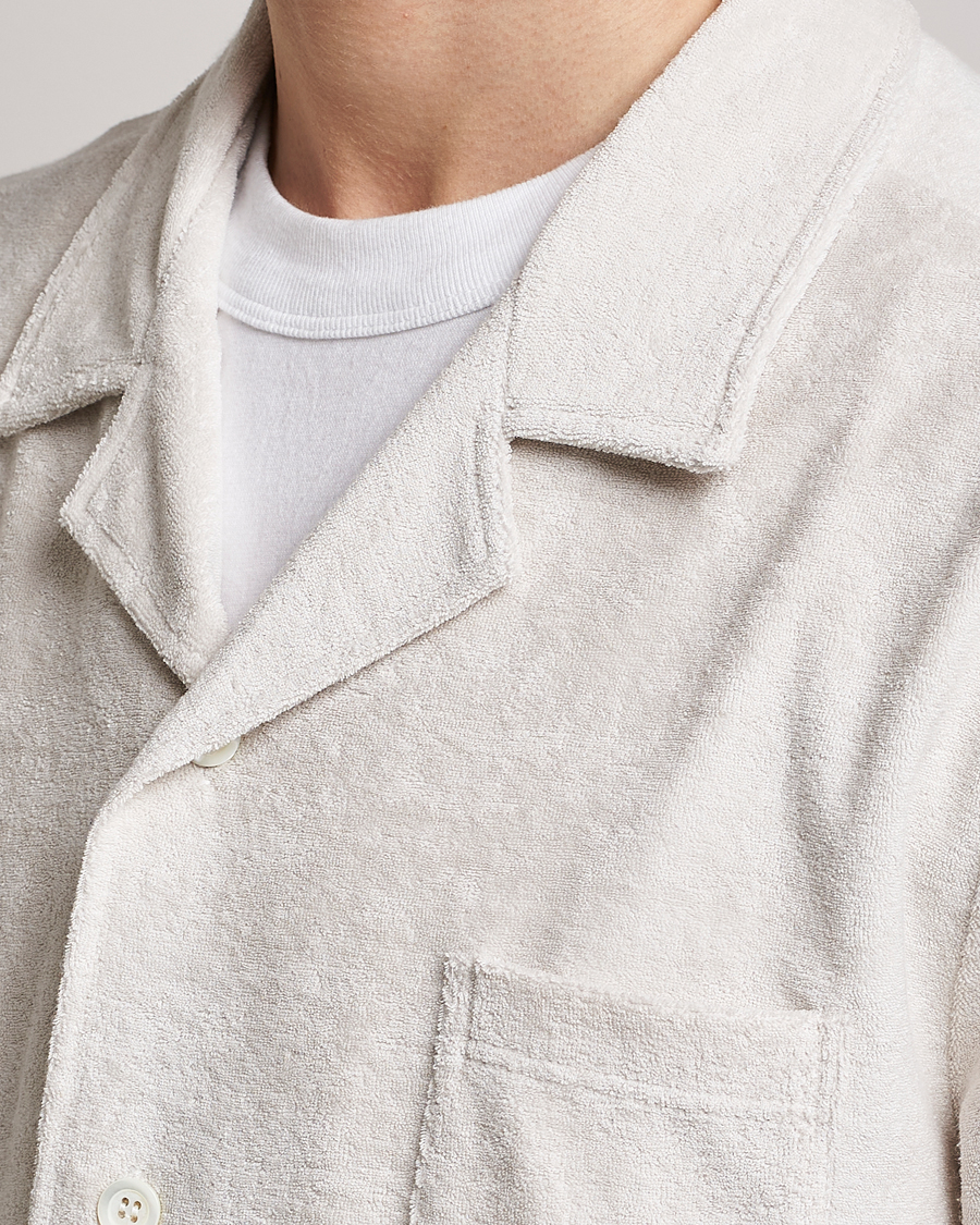 Mies | Kauluspaidat | Howlin' | Short Sleeve Terry Shirt White Sand