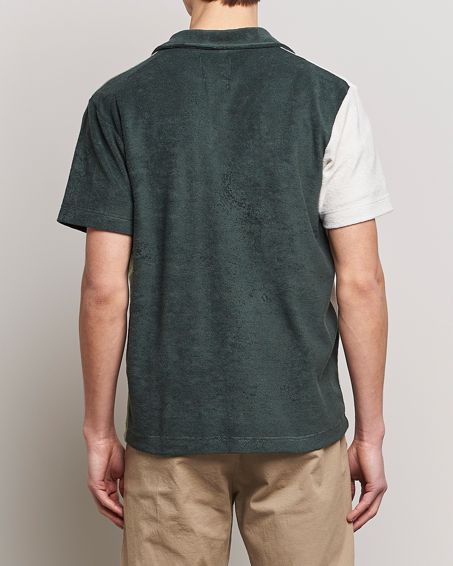 Mies | Kauluspaidat | Howlin' | Short Sleeve Color Block Terry Shirt Agave