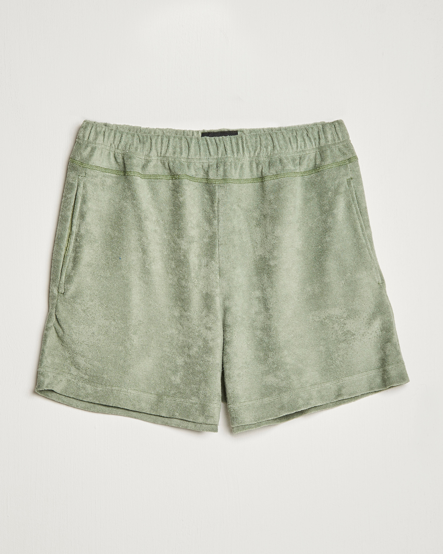 Mies | Shortsit | Howlin' | Cotton Blend Terry Shorts Agave