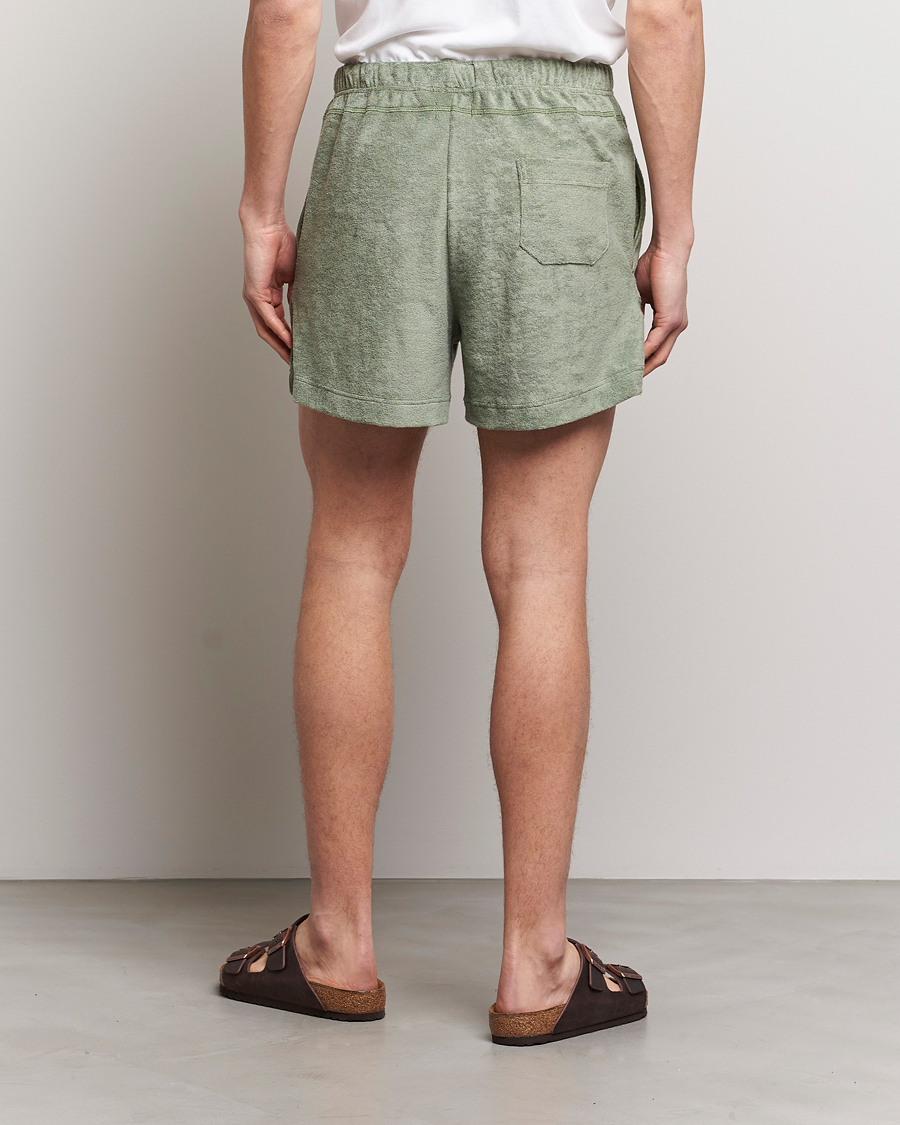 Mies | Shortsit | Howlin' | Cotton Blend Terry Shorts Agave
